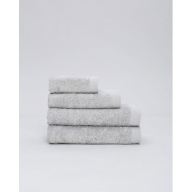 Βαμβακερή Μονόχρωμη Πετσέτα Joker 500gsm Χειρός | 30x50cm Γκρι απαλό