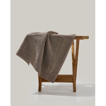 Βαμβακερό Πετσετέ Πατάκι Μπάνιου Capital 850gsm 55x85cm 55x85cm Γκρι - Μπεζ