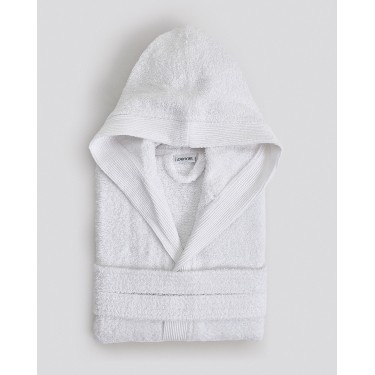 Παιδικό Βαμβακερό Πετσετέ Μονόχρωμο Μπουρνούζι με Πλισέ Γιακά & Κουκούλα Rease 12-14 ετών