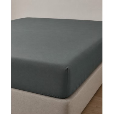 Microsilk Μονόχρωμο Σεντόνι με Λάστιχο Oscar 6 Αποχρώσεις Μονή (100x200 40cm) Ανθρακί