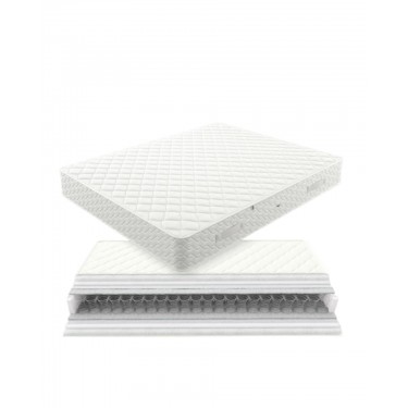 Ανατομικό Αντιβακτηριδιακό Latex Στρώμα Ελατήρια Bonnell Cleo 90x200 19cm Άσπρο