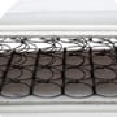 Καπιτονέ Στρώμα με Ενσωματωμένο Ανώστρωμα & Ελατήρια Bonnell Kandi 90x200 25cm Άσπρο