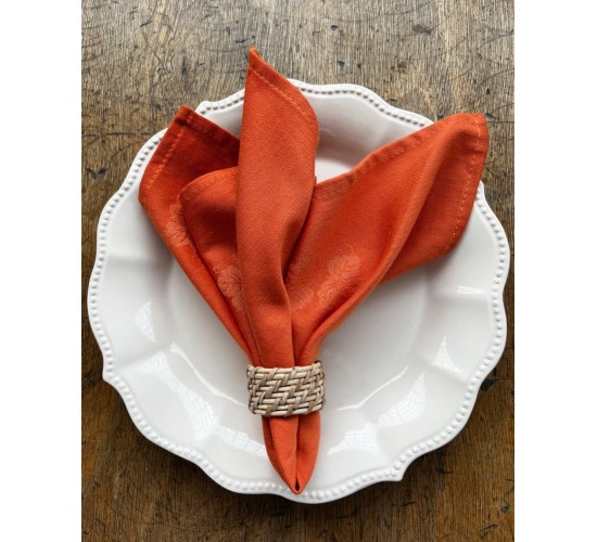 Βαμβακερή Εκάι Ζακάρ Πετσέτα Φαγητού Rozy 40x40cm 40x40cm Εκάι