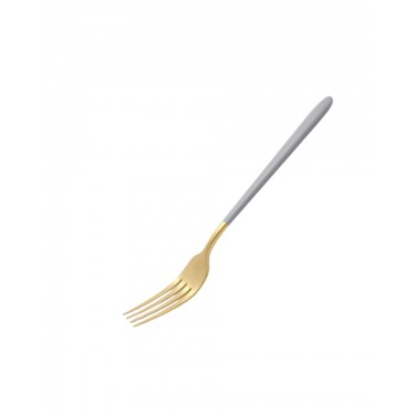 Ανοξείδωτο Πιρούνι Γλυκού Ματ Υφή Demy Γκρι