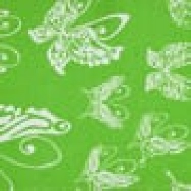 Παιδική Λαβέτα Βαμβακερή Σχέδιο Πεταλούδες Butterfly 28x40cm Λαχανί