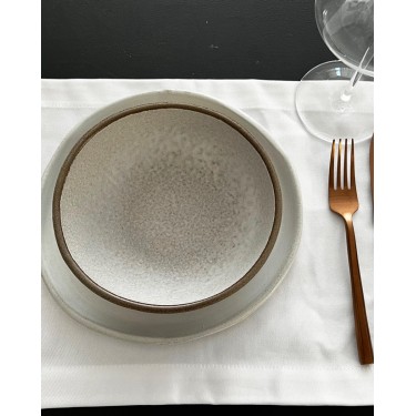 Σουπλά με Γαλλική Γωνία 2εκ. Restaurant Diagonale 30x50cm 30x50cm Άσπρο