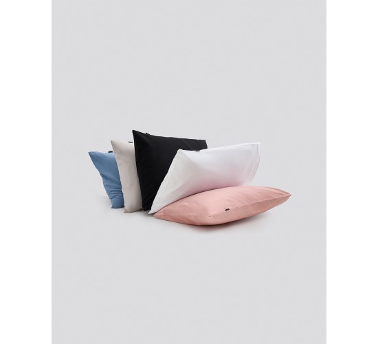 Ζεύγος Μαξιλαροθήκες Stonewashed Luxury 50x70cm 50x70cm Πούδρα