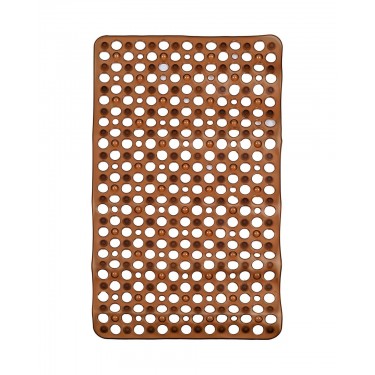 Αντιολισθητικό Πατάκι Μπανιέρας Ventosa 74x42cm Καφέ