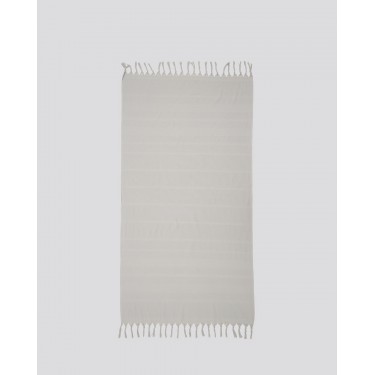 Βαμβακερή Πετσέτα Διπλής Όψης με Κρόσσια Klima σε 8 Αποχρώσεις 90x170cm Θαλάσσης | 90x170cm Γκρι απαλό