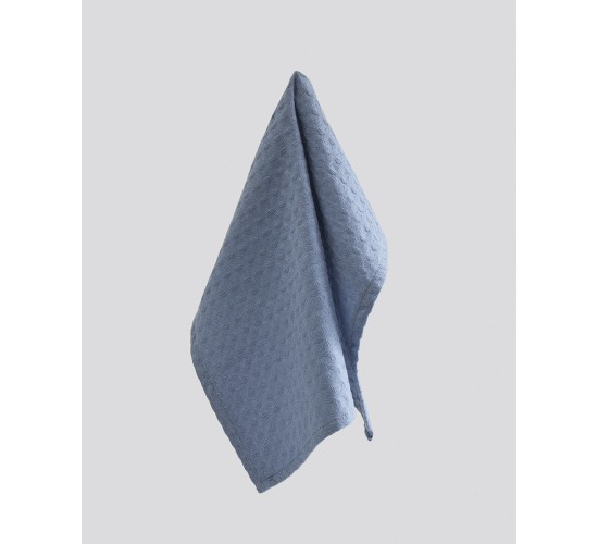 3D Βαμβακερό Πικέ Ποτηρόπανο Pereira σε 8 Αποχρώσεις 40x48cm Μπλε Raf