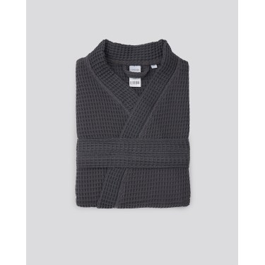 Unisex Ανθρακί Βαμβακερό Πικέ Μπουρνούζι Arena X Large Ανθρακί