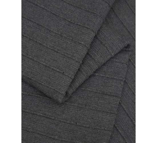 Ζακάρ Κουβέρτα Ανάγλυφη Ρίγα Esperinos Super Υπέρδιπλη Ανθρακί