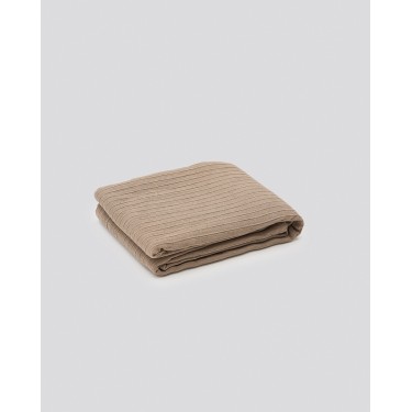 Ζακάρ Κουβέρτα Ανάγλυφη Ρίγα Esperinos Μονή Γκρι - Μπεζ