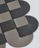 Δίχρωμο Πλεκτό Σουπλά από Δερματίνη Lorum Des.1 One Size (29x41cm) Ανθρακί Δίχρωμο Πλεκτό Σουπλά από Δερματίνη Lorum Des.1 One Size (29x41cm) Ανθρακί