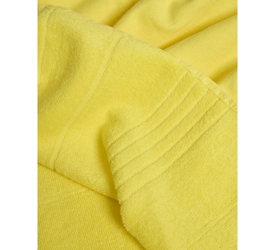 Βαμβακερή Πετσέτα Διπλής Όψης με Κρόσσια Klima σε 8 Αποχρώσεις 90x170cm Θαλάσσης | 90x170cm Κίτρινο
