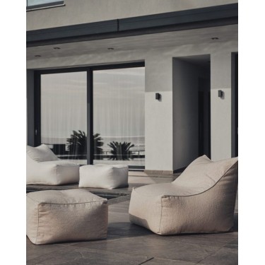 Σετ Πουφ & Σκαμπό Εξωτερικού Χώρου Water & Sun Resistant Des.D