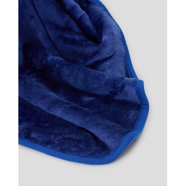 Βελουτέ Μονόχρωμη Κουβέρτα Voras Μονή (160x220cm) Μπλε Navy