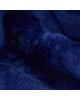 Βελουτέ Μονόχρωμη Κουβέρτα Voras Μονή (160x220cm) Μπλε Navy