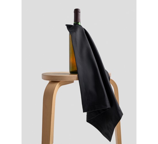 Πετσέτα Μπουκαλιού Σαμπάνιας, Κρασιού για Σερβίρισμα με Τρύπα Yohana 50x50cm 50x50cm