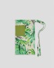 Εμπριμέ Ποδιά Μέσης με Πράσινη Τσέπη Palmeras Μέσης (61x65cm)