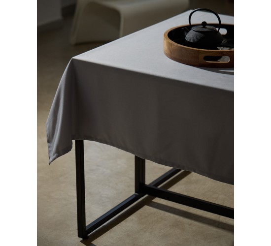 Μονόχρωμο Τραπεζομάντηλο Super Soft Julien σε 6 Αποχρώσεις 6 ατόμων Γκρι