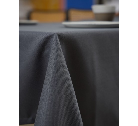 Μονόχρωμο Τραπεζομάντηλο Super Soft Julien σε 6 Αποχρώσεις 12 ατόμων Ανθρακί
