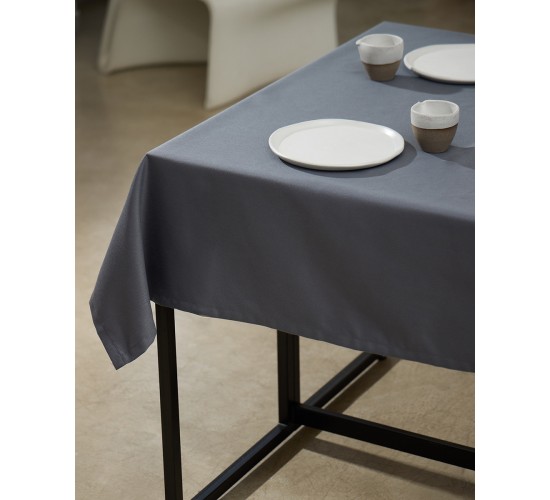 Μονόχρωμο Τραπεζομάντηλο Super Soft Julien σε 6 Αποχρώσεις 12 ατόμων Ανθρακί