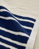 Βαμβακερή Πετσέτα με Μπλε Ρίγες Katy Stripes 30x50cm 650gsm Χειρός | 30x50cm