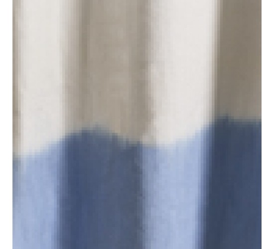 Βαμβακερό Ποτηρόπανο με Φάσα Pluton 36x55cm Εκρού Μπλε