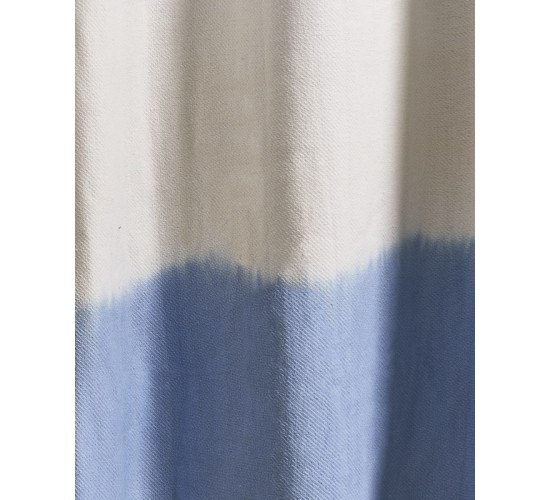 Βαμβακερό Ποτηρόπανο με Φάσα Pluton 36x55cm Εκρού Μπλε