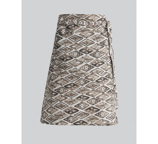 Εμπριμέ Ποδιά Μέσης με Τσέπη Verona Verde Μέσης (55x68cm)