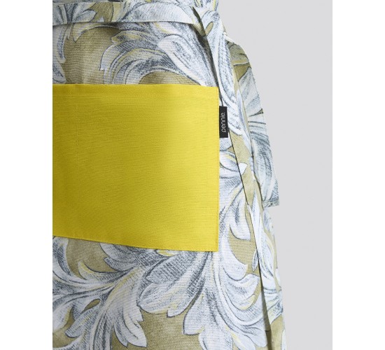 Εμπριμέ Ποδιά Μέσης με Κίτρινη Τσέπη Prato Μέσης (55x68cm)