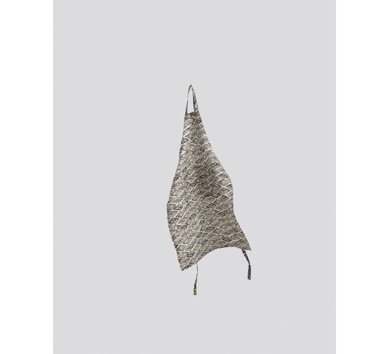 Εμπριμέ Ποδιά Μπούστο με Τσέπη Verona Verde Μπούστο (65x95cm)