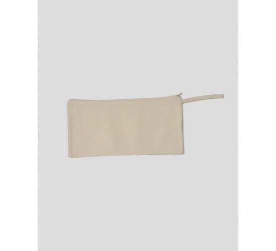 Εκρού Υφασμάτινο Νεσεσέρ Καραβόπανο με Φερμουάρ Dutch 35x12cm Εκρού