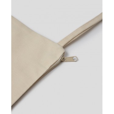 Εκρού Υφασμάτινο Νεσεσέρ Καραβόπανο με Φερμουάρ Dutch 31x15cm Εκρού