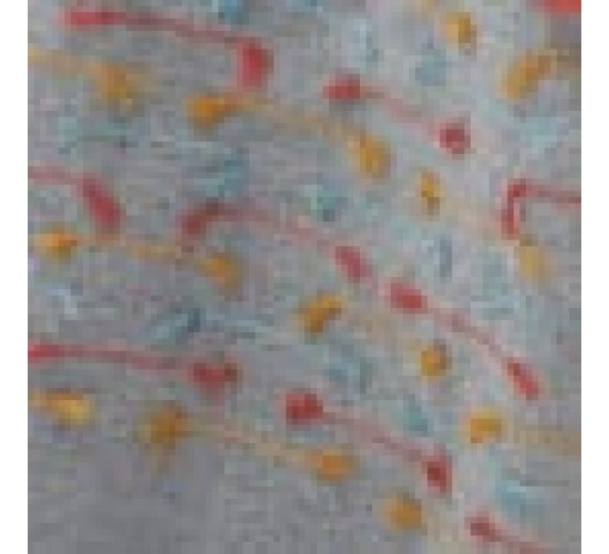 Γκρι Ποτηρόπανο με Σχέδιο Χρωματιστές Γραμμές Lala 50x37cm Γκρι