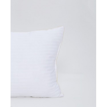 Σκληρό Μαξιλάρι Ύπνου με Μπεζ Ρέλι Studio 900gr 50x70cm 50x70cm Άσπρο
