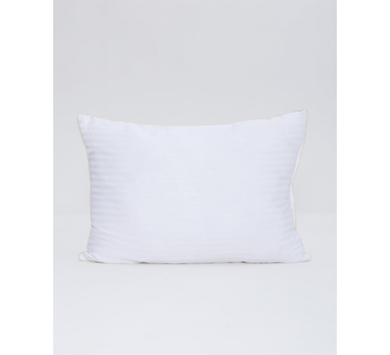 Σκληρό Μαξιλάρι Ύπνου με Μπεζ Ρέλι Studio 900gr 50x70cm 50x70cm Άσπρο
