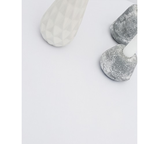 Μονόχρωμο Τραπεζομάντηλο Monaco σε 14 Αποχρώσεις. 4 ατόμων | 125x125cm Άσπρο