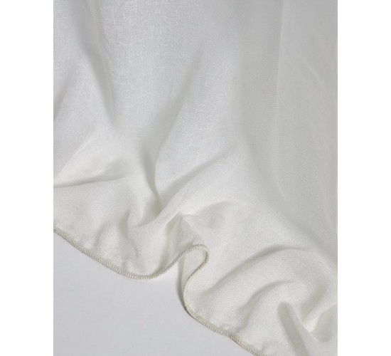 Μονόχρωμο Κρεμ Ύφασμα Γάζα Kyllini Φ320cm Κρεμ