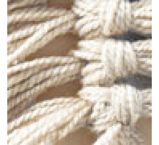 Ξύλινο Δαχτυλίδι Πετσέτας Φαγητού Κρίκος με Μακραμέ Reid 10x10x7cm One Size (10x10x7cm) Εκρού