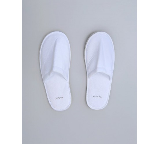 Χειμερινές Κλειστές Λευκές Βελουτέ Παντόφλες με Κορδόνι Lana σε 3 Μεγέθη Kids Άσπρο