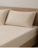 Απλή Βαμβακερή Μαξιλαροθήκη Περκάλι Indanthrene Dye Lodge 52x72cm 52x72cm Μπεζ