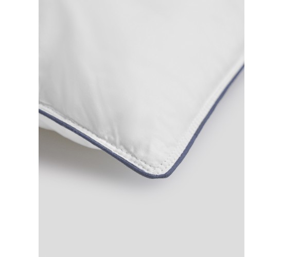 Βαμβακερό Περκάλι Σκληρό Μαξιλάρι Ύπνου Croft 2 Διαστάσεις 50x70cm Άσπρο