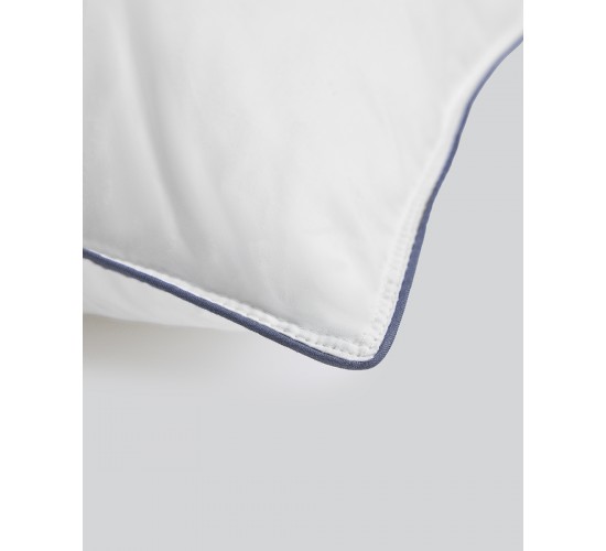 Βαμβακερό Περκάλι Σκληρό Μαξιλάρι Ύπνου Croft 2 Διαστάσεις 50x90cm Άσπρο