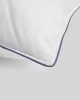 Βαμβακερό Περκάλι Σκληρό Μαξιλάρι Ύπνου Croft 2 Διαστάσεις 50x90cm Άσπρο