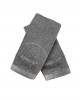 Βαμβακερή Vat Δίκλωνη Πετσέτα με Κέντημα Make-Up Sorra 600gsm Χειρός | 30x50cm Ανθρακί
