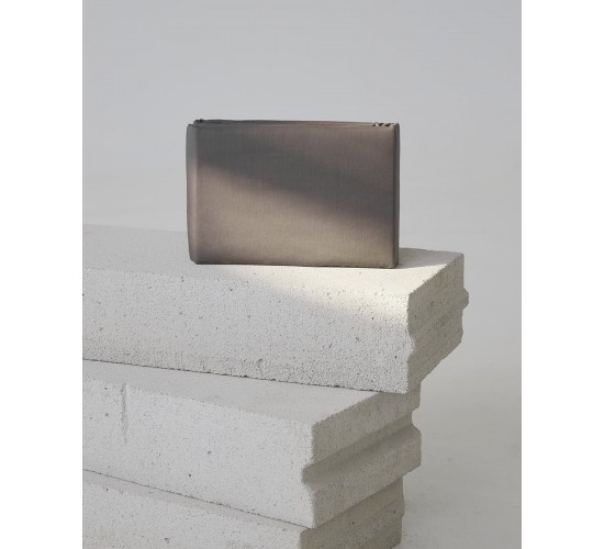 Βαμβακερή Μαξιλαροθήκη Daker II 50x70cm 50x70cm Ανθρακί