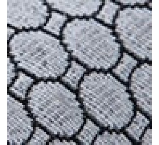 Διακοσμητική μαξιλαροθήκη San Salvador με κυψελωτό σχέδιο 35x45cm Γκρι