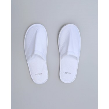 Χειμερινές Κλειστές Βελουτέ Παντόφλες Lana One Size (Παντόφλες επισκεπτών) Άσπρο